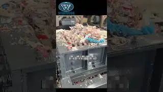 Waste Paper Shredder Machine Paper Pulp Reject Material Recycling Machine #shorts  #shredder