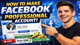 Facebook Professional ID Kaise Banaye | Step By Step Complete Guide | Earn From Facebook