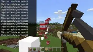 Minecraft with exploding arrows