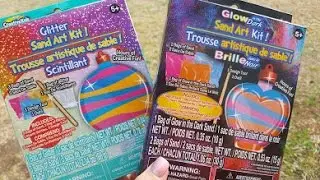 Dollar Tree Sand Art Kits | Demo | Super Fun Activity