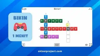 Bikin Game Tanpa Coding 1 Menit Jadi