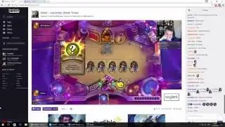 Brian Kibler getting Yogg'd live on stream and laughs! Chat is going craaaaazy