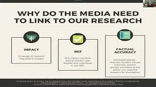Open research and the media: getting your research into the news