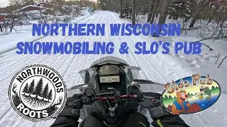 Northern Wisconsin snowmobiling & SLO's Pub