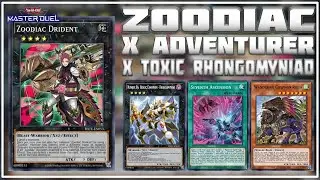 ZOODIAC RHONGOMYNIAD ADVENTURER | Toxic Combo 🚫 NOT Using NUMBERS EVEIL 🚫| Yu-Gi-Oh! Master Duel