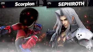 Smash Ultimate EX Scorpion VS Sephiroth