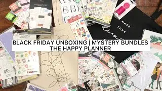 BLACK FRIDAY UNBOXING | MYSTERY BUNDLES | THE HAPPY PLANNER