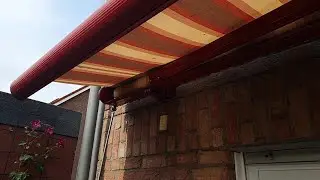 ☀️ Einbau eines Motors in die Markise und Anbindung an die Hausautomation ✅