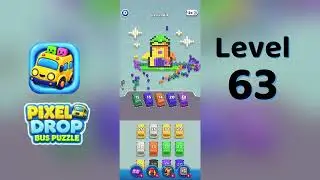 Pixel Drop Bus Puzzle Level 63 Walkthrough | Complete Solution | Go Answer