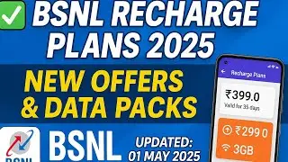 BSNL Latest Recharge Plans & Data Offers | Updated May 2025 🔥