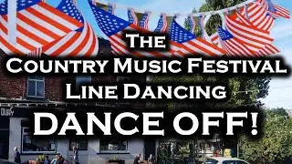 GET YOUR COWBOY BOOTS AND STETSONS ON! It's a Line Dancing DANCE OFF at the Country Music Festival!