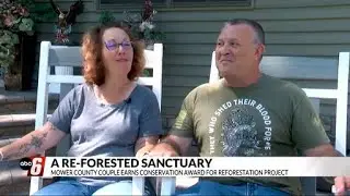 Mower County couple earns conservation award for reforestation project