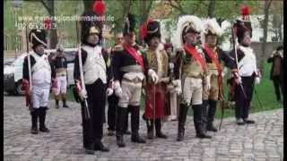 2013-05-02 200 Jahre Scharnhorst Gro&szlig;g&ouml;rschen L&uuml;tzen Napoleon Quartiernahme BLK Regional TV