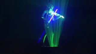 Laser Violin show