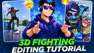 Free Fire 3D Fight Editing Tutorial💀🔥Free fire animation fight editing tutorial