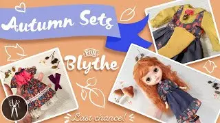 BLYTHE Doll AUTUMN Dress Sets - Last Chance To Buy! - Custom Clothes - SHOP Miniature Unique Designs