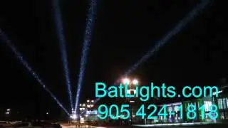 BatLights.com searchlight rental skytracker 4 hollywood beam rental Shoeless Joe's Whitby Consumers