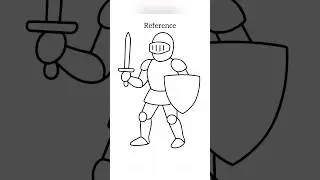 knight drawing 😎 #art #arttrend #inkdrawing