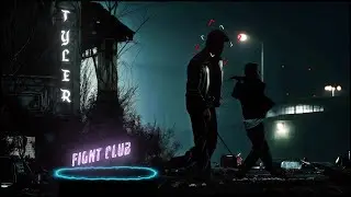 FIGHT CLUB DRIVING SCENE 4K 60FPS SUPER TOPAZED + SHARPEN CC 