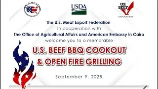 U.S. Beef BBQ Cookout & Open Fire Grilling