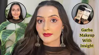 Simple & Easy Navratri/Garba Makeup Tutorial 2025 | Navratri makeup using insight foundation 