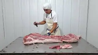 How to Primal Cut and Debone a half carcass of pork
