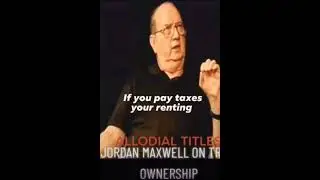 Jordan Maxwell On True Ownership #woke #trending #truth #shorts @Jordan_Maxwell
