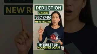 #shorts | 🚨 Home Loan Interest Deduction under New Regime?