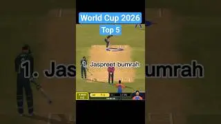 Top 5 IndianBowlers⚡T20 WorldCup Special | RealCricket24 Gameplay #shorts#viral#trending#realcricket
