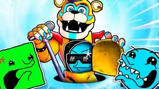 FNAF: SECURITY BREACH pero LES ROBAMOS EL NEGOCIO | Cuadradito y Circulito