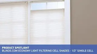 Blinds.com Economy Light Filtering Cellular Shades Product Spotlight