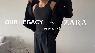 Is the OUR LEGACY Over shirt worth it? | 4 Outfit ideas