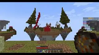 minecraft fireball pvp and bridges gameplay