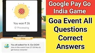 Google Pay Go India Goa Event All Questions Correct Answers | 27-29 November 2020
