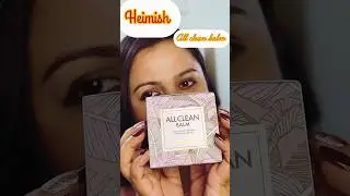 Get unready with me l Heimish all clean balm l cleansing balm double cleansing l @heywithshrads