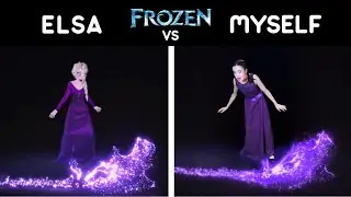 Сравнение ❄ Вновь за горизонт - Холодное сердце 2 | INTO THE UNKNOWN - FROZEN 2 in REAL LIFE