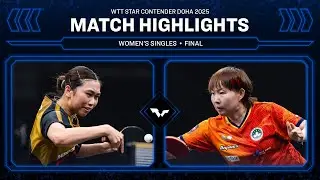 Hitomi Sato vs Zhu Yuling | WS Final | WTT Star Contender Doha 2026