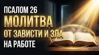 МОЛИТВА ОТ ЗАВИСТИ И ЗЛА НА РАБОТЕ — Псалом 26