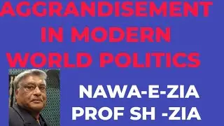 THE STRATEGY OF AGGRANDISEMENT IN MODERN WORLD EXECUTION! NAWA-E-ZIA 