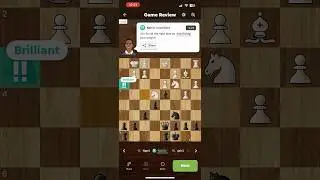 BRILLIANT!!! | best game I&rsquo;ve played at 900 elo #chess #noob