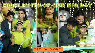 Highlights of our big day celebration | ബിയ കുട്ടിയുടെ ഒന്നാം പിറന്നാൾ #subscribe #ziyapetals #baby