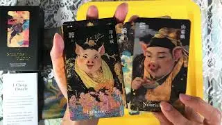 AKU273 - Day 270/ 365 Day #kickstarter ☯️ I-Ching Oracle Deck - WuKong 🐒👑  #unboxingvideo #flipthru