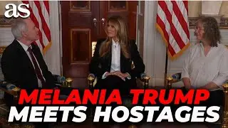 MELANIA TRUMP meets hostages held by HAMAS for 51 and 484 DAYS at the WHITE HOUSE
