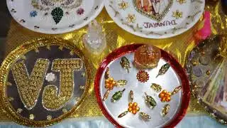 VEL Aarthi plates decorations