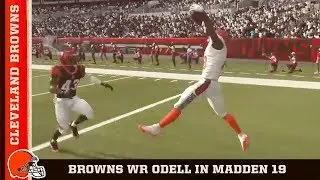 Odell Beckham Jr. MADDEN 19 Highlights w/ the Cleveland Browns
