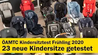 Kindersitztest Fr&uuml;hjahr 2020 - 23 Kindersitze im Test | &Ouml;AMTC