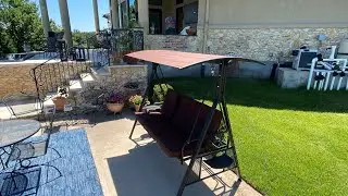 Any Good? 3-Person Outdoor Swinging Patio Chair by YAHEETECH