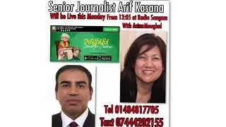 Arif Kisana Live At Radio Sangam With Asma Moughal
