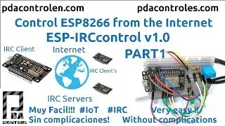 IRCControl  v1.0 ESP8266 from Internet Easy #IoT  Part 1 : PDAControl