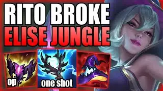 RIOT JUST GAVE ELISE JUNGLE AN INSANE BUFF THIS PATCH & NOW SHE IS COMPLETELY BROKEN.